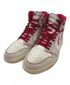 NIKEナイキ）の古着「Jordan 1 Retro High OG "Sail/University Red" ナイキ エアジョーダン1 レトロ ハイ OG "セイル/ユニバーシティレッド"」｜ホワイト×レッド
