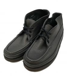 RUSSELL MOCCASIN（ラッセルモカシン）の古着「スポーティングクレーチャッカダブルモカシン」｜ブラック