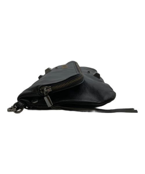 DIESEL（ディーゼル）DIESEL (ディーゼル) y2k スタッズレザーワンショルダーバッグ ブラックの古着・服飾アイテム