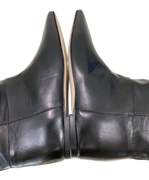 CORSO ROMA 9（コルソローマノーヴェ）CORSO ROMA 9 (コルソローマノーヴェ) ポインテッド ロングブーツ ブラック サイズ:38の古着・服飾アイテム