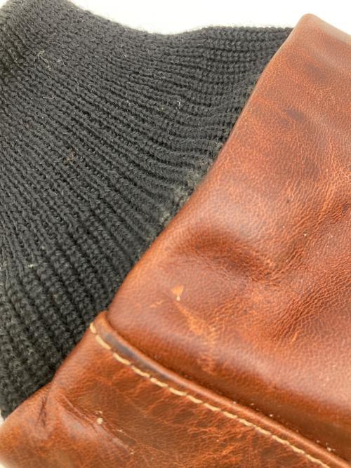 VANSON（バンソン）VANSON (バンソン) RPJ TEAM JACKET ブラウン サイズ:38の古着・服飾アイテム