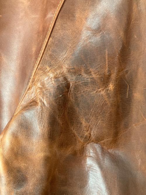 VANSON（バンソン）VANSON (バンソン) RPJ TEAM JACKET ブラウン サイズ:38の古着・服飾アイテム