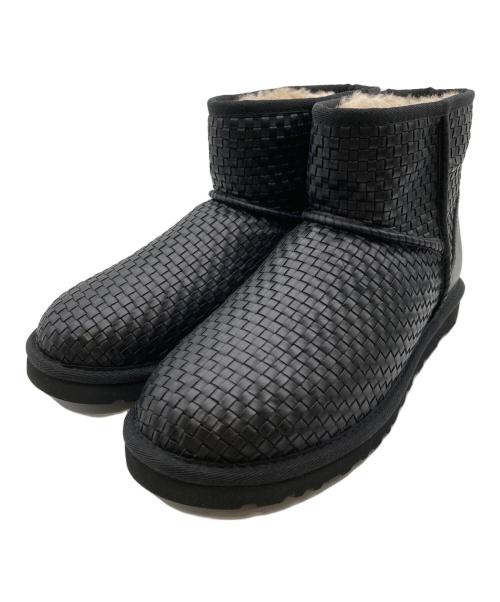 UGG（アグ）UGG (アグ) クラシックミニウーブン ブラック サイズ:25の古着・服飾アイテム