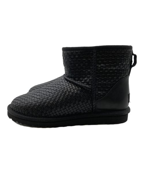UGG（アグ）UGG (アグ) クラシックミニウーブン ブラック サイズ:25の古着・服飾アイテム