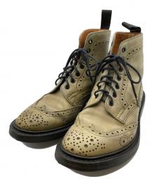 Tricker's×PAUL SMITH（トリッカーズ×ポールスミス）の古着「ウィングチップブーツ」｜グリーン
