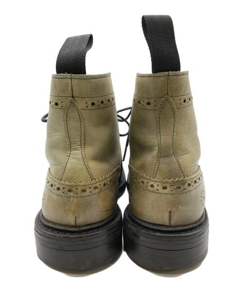 Tricker's（トリッカーズ）Tricker's (トリッカーズ) PAUL SMITH (ポールスミス) ウィングチップブーツ グリーン サイズ: 6 1/2-5の古着・服飾アイテム