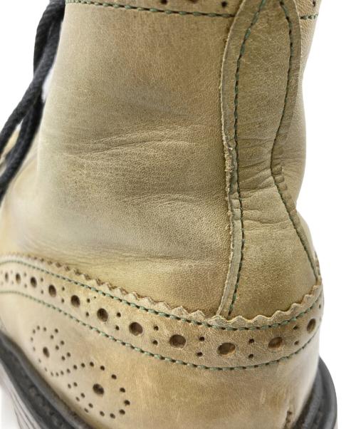 Tricker's（トリッカーズ）Tricker's (トリッカーズ) PAUL SMITH (ポールスミス) ウィングチップブーツ グリーン サイズ: 6 1/2-5の古着・服飾アイテム