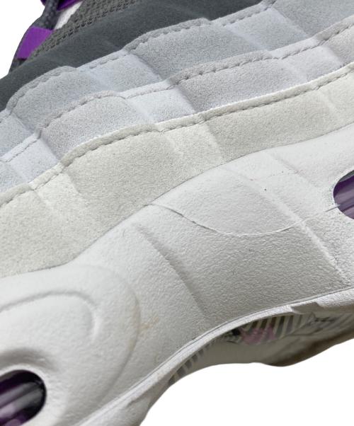 NIKE（ナイキ）NIKE (ナイキ) AIR MAX 95 BIG BUBBLE PHOTON DUST/BRIGHT VIOLET-DARK GREY グレー サイズ:30の古着・服飾アイテム