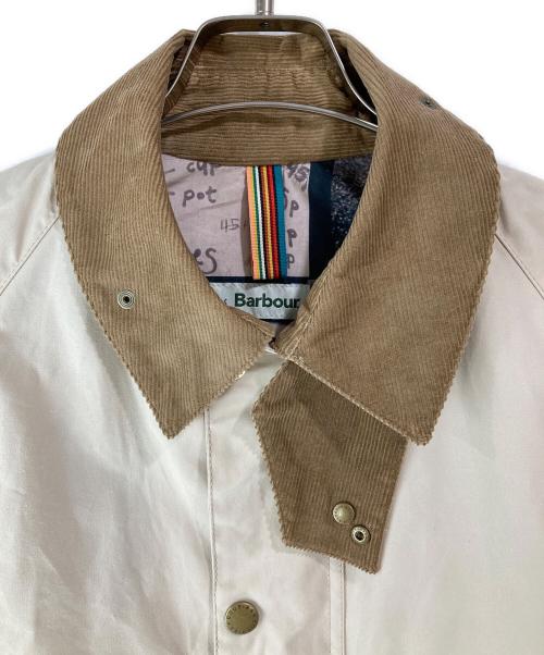 Barbour（バブアー）Barbour (バブアー) Paul Smith (ポールスミス) SUGARLUMP BEDALE CASUAL JACKET/シュガーランプビデイルカジュアルジャケット ベージュ サイズ:Mの古着・服飾アイテム