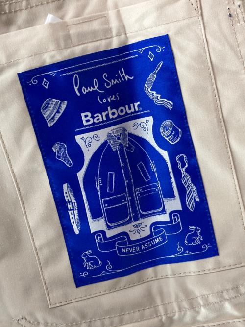 Barbour（バブアー）Barbour (バブアー) Paul Smith (ポールスミス) SUGARLUMP BEDALE CASUAL JACKET/シュガーランプビデイルカジュアルジャケット ベージュ サイズ:Mの古着・服飾アイテム