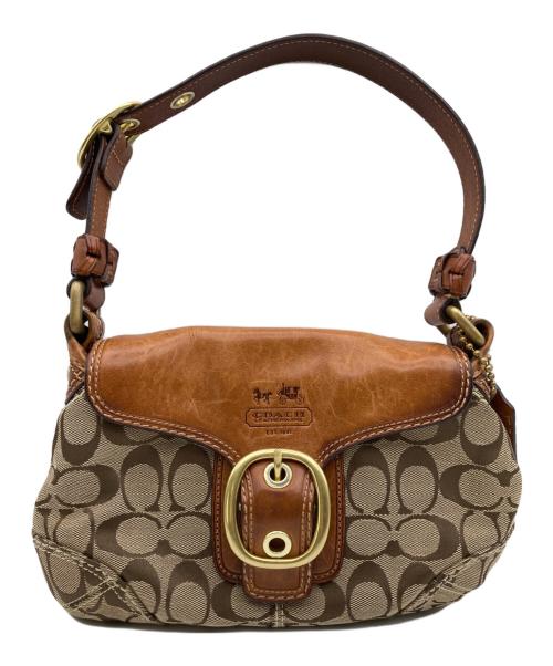 COACH（コーチ）COACH (コーチ) ブリーカーソーホーワンショルダーバッグ ベージュの古着・服飾アイテム