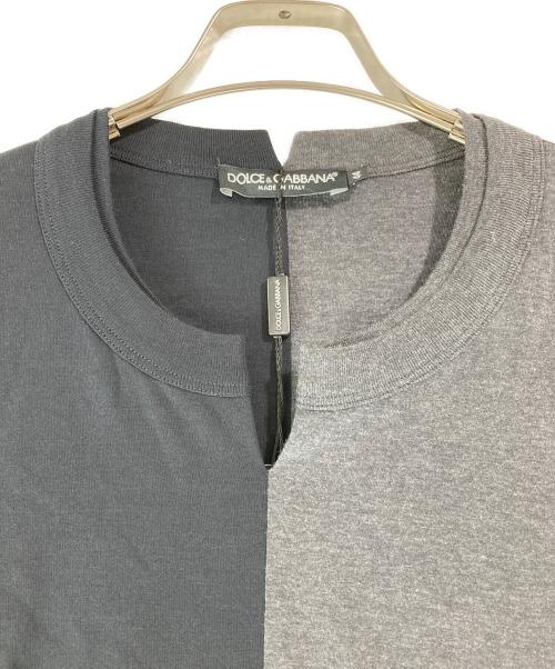 DOLCE & GABBANA（ドルチェ＆ガッバーナ）DOLCE & GABBANA (ドルチェ＆ガッバーナ) 切替カットソー ブラック サイズ:44の古着・服飾アイテム