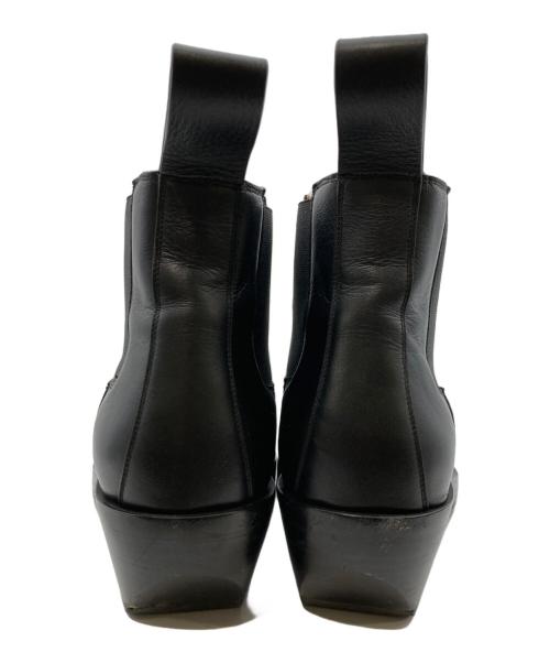 BOTTEGA VENETA（ボッテガベネタ）BOTTEGA VENETA (ボッテガベネタ) THE LEAN スクエアトゥサイドゴアブーツ ブラック サイズ:41の古着・服飾アイテム