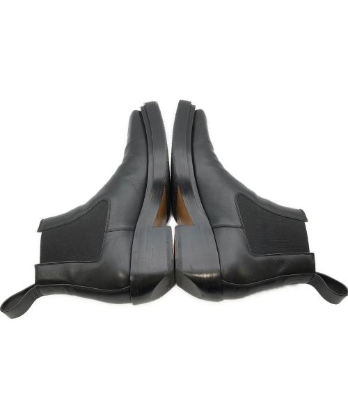 BOTTEGA VENETA（ボッテガベネタ）BOTTEGA VENETA (ボッテガベネタ) THE LEAN スクエアトゥサイドゴアブーツ ブラック サイズ:41の古着・服飾アイテム