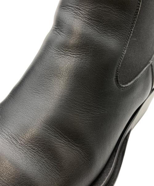 BOTTEGA VENETA（ボッテガベネタ）BOTTEGA VENETA (ボッテガベネタ) THE LEAN スクエアトゥサイドゴアブーツ ブラック サイズ:41の古着・服飾アイテム