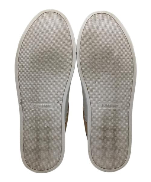 BURBERRY LONDON（バーバリーロンドン）BURBERRY LONDON (バーバリーロンドン) ハウスチェックローカットスニーカー ホワイト サイズ:42の古着・服飾アイテム