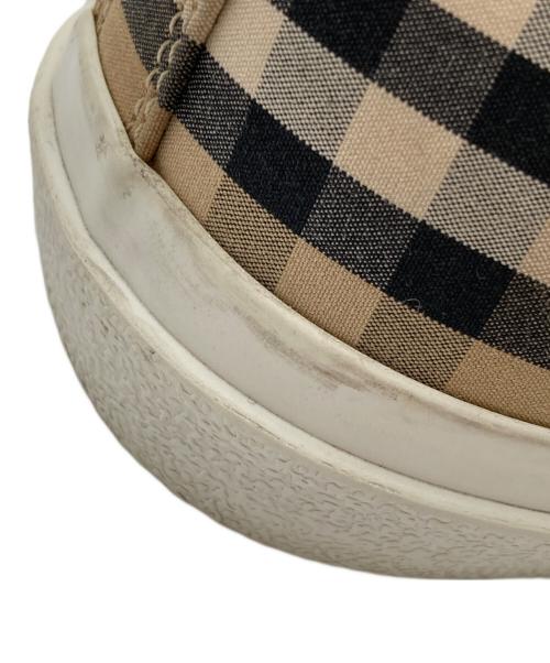 BURBERRY（バーバリー）BURBERRY (バーバリー) ロゴノヴァチェックスニーカー ベージュ サイズ:44の古着・服飾アイテム