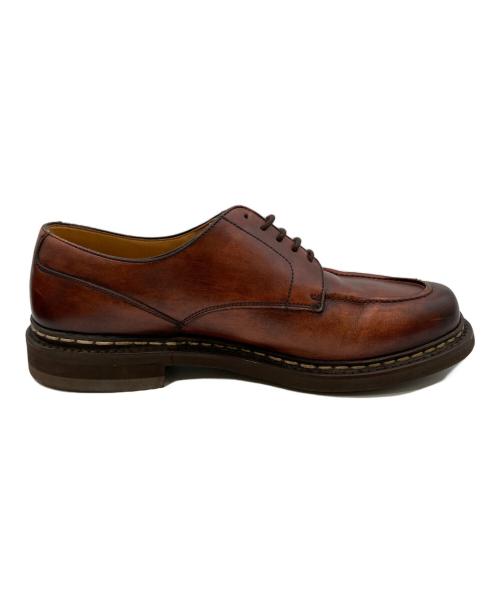 berwick（バーウィック）berwick (バーウィック) Uチップ スムース ブラウン サイズ:7の古着・服飾アイテム