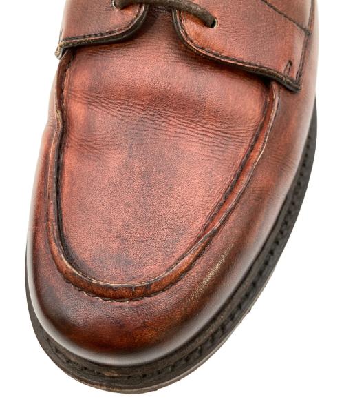 berwick（バーウィック）berwick (バーウィック) Uチップ スムース ブラウン サイズ:7の古着・服飾アイテム