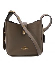 COACH（コーチ）の古着「ハドリー ミニ クロスボディ バッグ」｜ベージュ