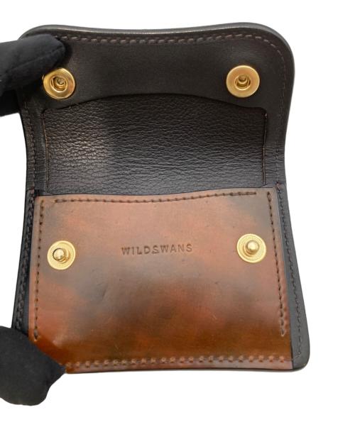 WILDSWANS（ワイルドスワンズ）WILDSWANS (ワイルドスワンズ) TONGUE/レザーコインケース ブラウンの古着・服飾アイテム
