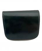WILDSWANSワイルドスワンズ）の古着「CASA/シェルコードバンレザーウォレット CSS-CASA/HC/INTB×FGB/DS 」｜グリーン
