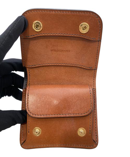 WILDSWANS（ワイルドスワンズ）WILDSWANS (ワイルドスワンズ) CASA/シェルコードバンレザーウォレット CSS-CASA/HC/INTB×FGB/DS  グリーンの古着・服飾アイテム
