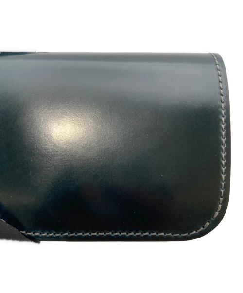 WILDSWANS（ワイルドスワンズ）WILDSWANS (ワイルドスワンズ) CASA/シェルコードバンレザーウォレット CSS-CASA/HC/INTB×FGB/DS  グリーンの古着・服飾アイテム