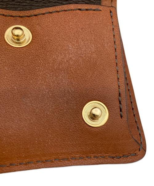 WILDSWANS（ワイルドスワンズ）WILDSWANS (ワイルドスワンズ) CASA/シェルコードバンレザーウォレット CSS-CASA/HC/INTB×FGB/DS  グリーンの古着・服飾アイテム
