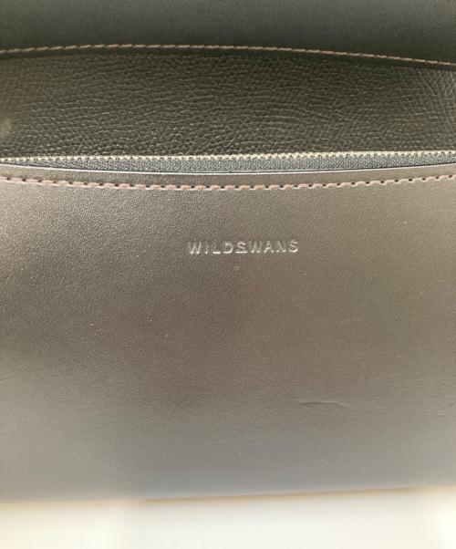 WILDSWANS（ワイルドスワンズ）WILDSWANS (ワイルドスワンズ) WAVE/カウレザーロングウォレット ブラックの古着・服飾アイテム