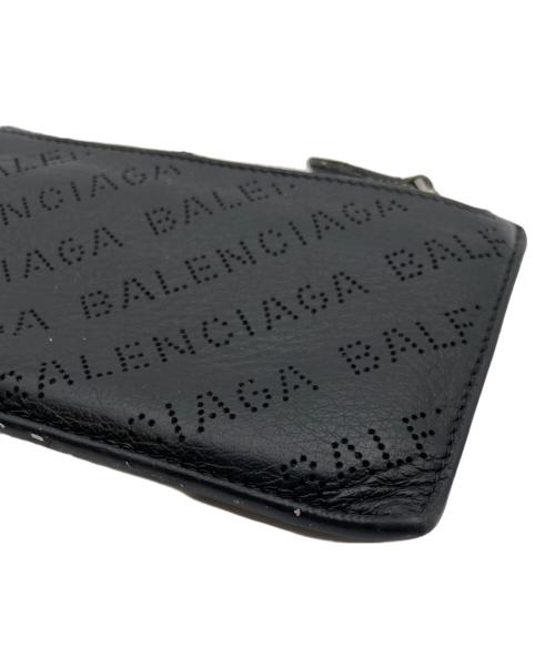 BALENCIAGA（バレンシアガ）BALENCIAGA (バレンシアガ) パンチングロゴ フラグメントケース ブラックの古着・服飾アイテム