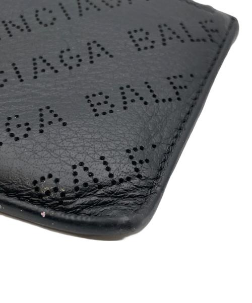 BALENCIAGA（バレンシアガ）BALENCIAGA (バレンシアガ) パンチングロゴ フラグメントケース ブラックの古着・服飾アイテム