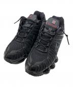 NIKEナイキ）の古着「SHOX TL BLACK/BLACK-MTLC HEMATITE-MAX ORANGE」｜ブラック