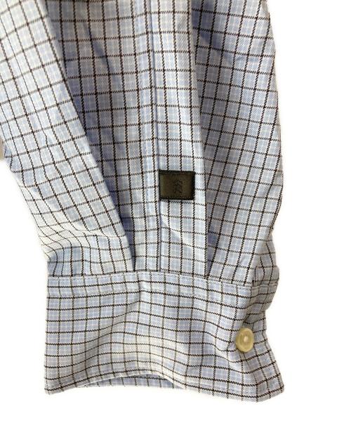 DAIWA PIER39（ダイワ ピア39）DAIWA PIER39 (ダイワ ピア39) TECH REGULAR COLLAR SHIRTS L/S TATTERSALL ブルー サイズ:Ｍの古着・服飾アイテム
