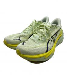 PUMA（プーマ）の古着「ディヴィエイト ニトロ 4」｜イエロー