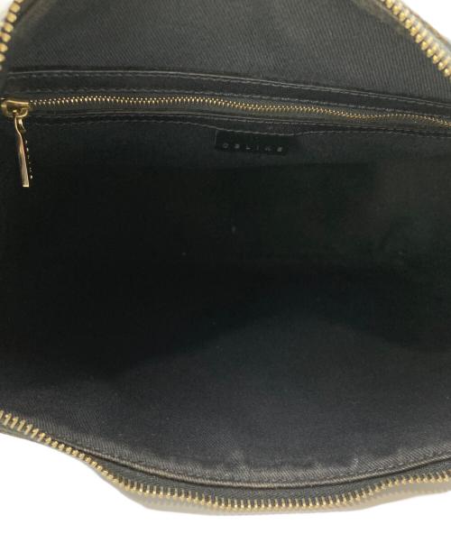 CELINE（セリーヌ）CELINE (セリーヌ) マカダム柄ワンショルダーバッグ ブラック×ベージュの古着・服飾アイテム