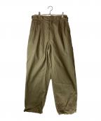 Dickies×N.HOOLYWOODディッキーズ×エヌ ハリウッド）の古着「2TUCKS TROUSERS」｜ベージュ
