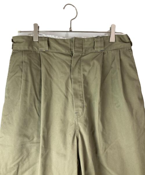 Dickies（ディッキーズ）Dickies (ディッキーズ) N.HOOLYWOOD (エヌ ハリウッド) 2TUCKS TROUSERS ベージュ サイズ:40の古着・服飾アイテム