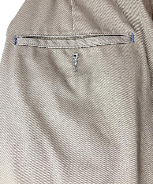 Dickies（ディッキーズ）Dickies (ディッキーズ) N.HOOLYWOOD (エヌ ハリウッド) 2TUCKS TROUSERS ベージュ サイズ:40の古着・服飾アイテム