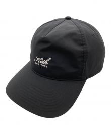 KITH（キス）の古着「Script Wrinkle Nylon Bay Low Pinch Crown」｜ネイビー