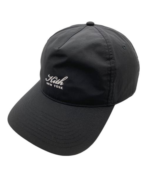 KITH（キス）KITH (キス) Script Wrinkle Nylon Bay Low Pinch Crown ネイビーの古着・服飾アイテム