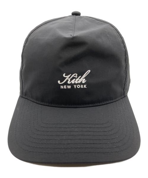 KITH（キス）KITH (キス) Script Wrinkle Nylon Bay Low Pinch Crown ネイビーの古着・服飾アイテム