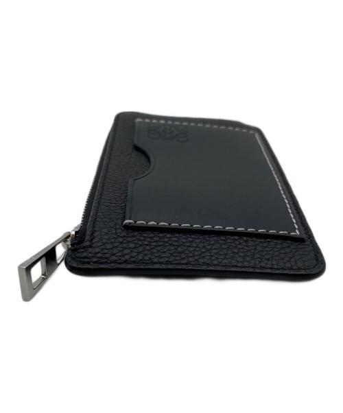 LOEWE（ロエベ）LOEWE (ロエベ) ソフトグレインカーフ コインカードホルダー ブラックの古着・服飾アイテム