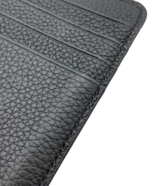 LOEWE（ロエベ）LOEWE (ロエベ) ソフトグレインカーフ コインカードホルダー ブラックの古着・服飾アイテム