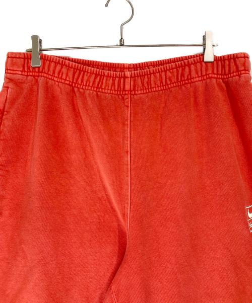NIKE（ナイキ）NIKE (ナイキ) stussy (ステューシー) Pigment Dye Fleece Pants レッド サイズ:Ｌの古着・服飾アイテム