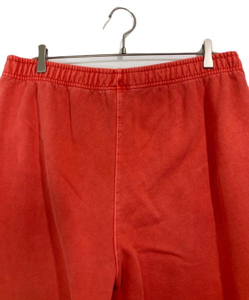 NIKE（ナイキ）NIKE (ナイキ) stussy (ステューシー) Pigment Dye Fleece Pants レッド サイズ:Ｌの古着・服飾アイテム