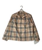 BURBERRY LONDONバーバリーロンドン）の古着「ノバチェックポリジャケット」｜ベージュ