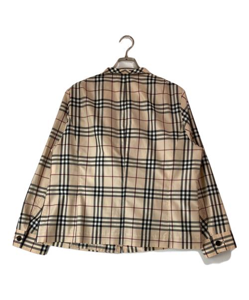 BURBERRY LONDON（バーバリーロンドン）BURBERRY LONDON (バーバリーロンドン) ノバチェックポリジャケット ベージュ サイズ:15の古着・服飾アイテム