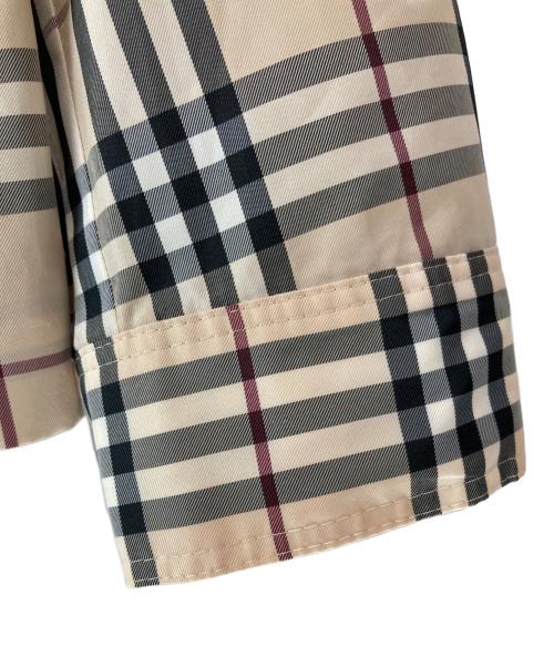 BURBERRY LONDON（バーバリーロンドン）BURBERRY LONDON (バーバリーロンドン) ノバチェックポリジャケット ベージュ サイズ:15の古着・服飾アイテム