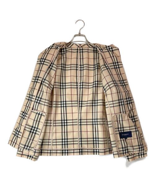 BURBERRY LONDON（バーバリーロンドン）BURBERRY LONDON (バーバリーロンドン) ノバチェックポリジャケット ベージュ サイズ:15の古着・服飾アイテム